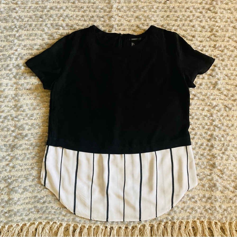 Stylish short sleeve blouse
